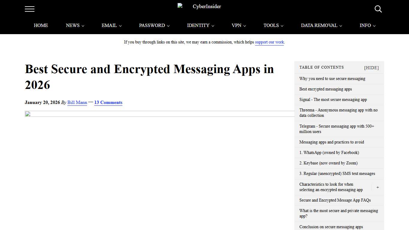 Best Secure and Encrypted Messaging Apps in 2026